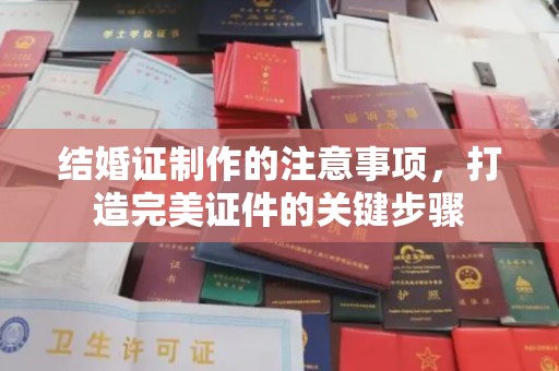 关庙结婚证制作的注意事项，打造完美证件的关键步骤