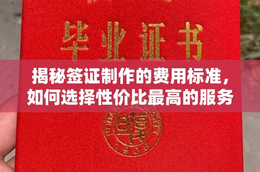 关庙揭秘签证制作的费用标准，如何选择性价比最高的服务？